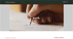 Desktop Screenshot of gillianspeiser.com